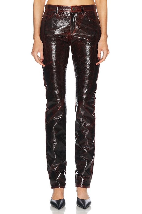 【関税込み】stella mccartney Alter Mat pants Stella McCartney Lace Up Altermat Slim Pant in Black | FWRD