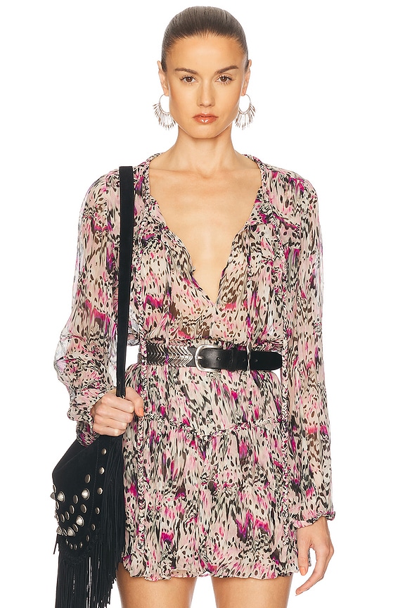 Isabel Marant Etoile トップ - Pink & Blue | FWRD