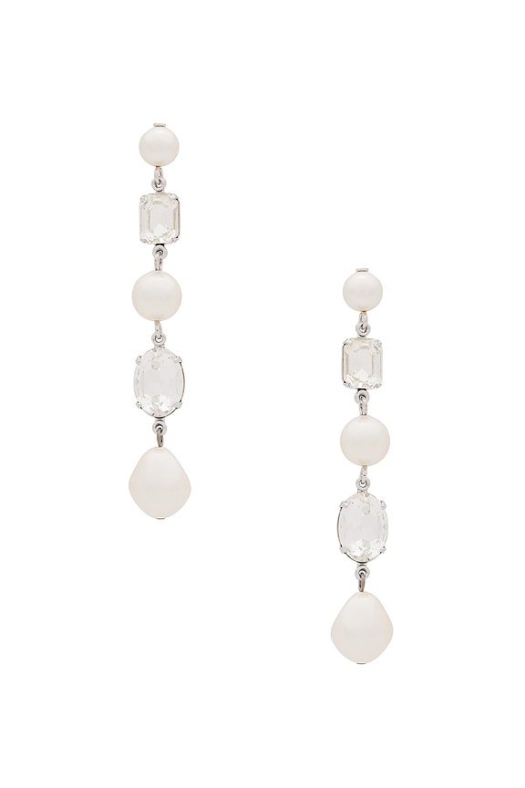 Isabel Marant Boucle D'Oreill Hoop Earrings in Silver | FWRD