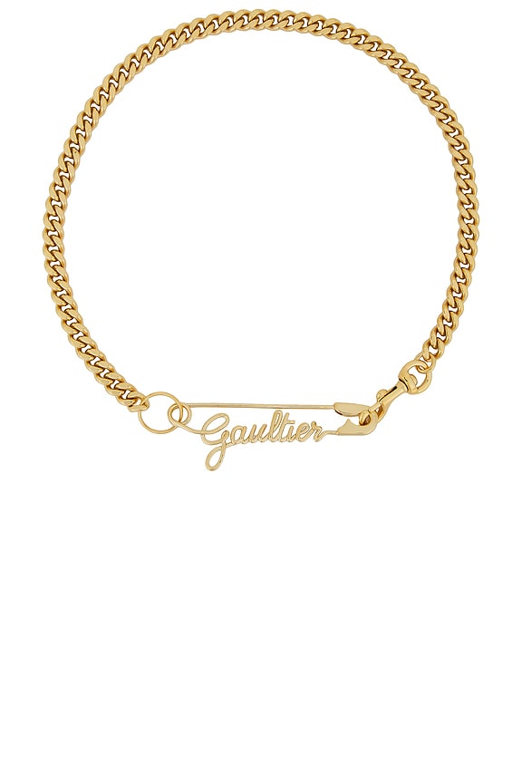 アクセサリー Jean Paul Gaultier w/ Chain Linked Stud Jean Paul Gaultier Gaultier Safety Pin chain-link Necklace