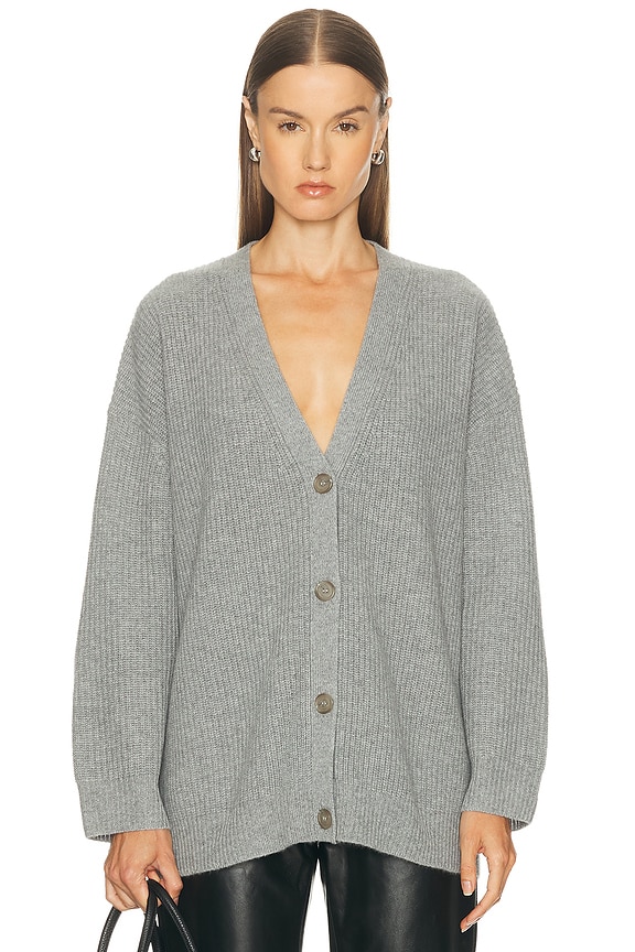 R13 Brushed Cashmere Cardigan in Light Blue | FWRD