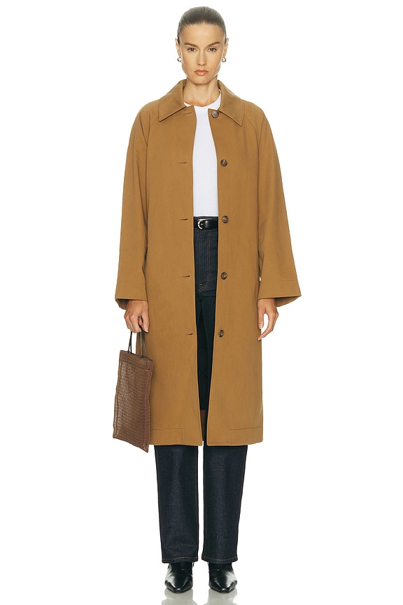 The Row Leins Coat in Khaki | FWRD