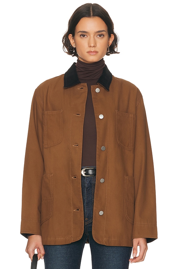 美品 LEMAIRE DISPATCH JACKET CIGAR Lemaire Dispatch Jacket in Cigar | FWRD