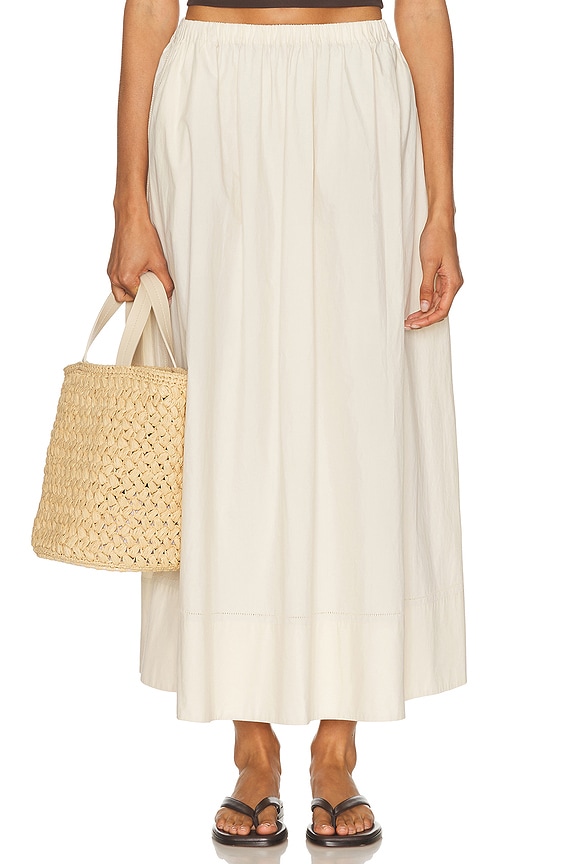 HELSA POPLIN MAXI スカート/ピンクS Helsa Poplin Maxi Skirt in Pale Pink | REVOLVE