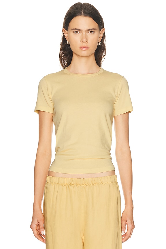 Miu Miu Short Sleeve Top in Topazio | FWRD