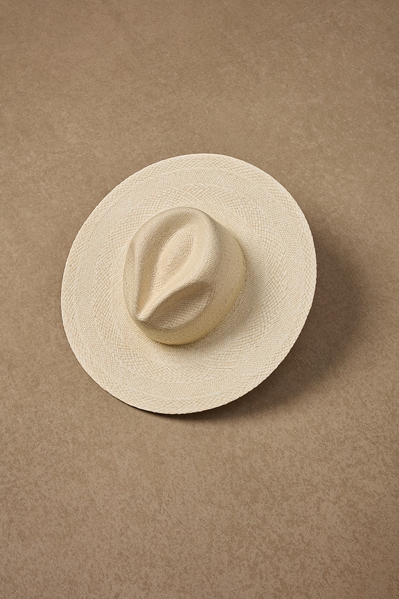 Rowen Rose Maxi Hat in White & Pink | FWRD
