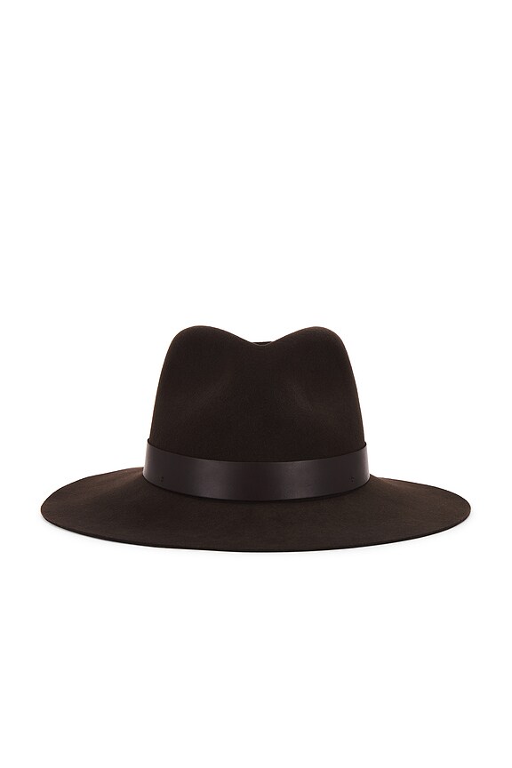 Janessa Leone Corinne Hat in Fog | FWRD display picture 3