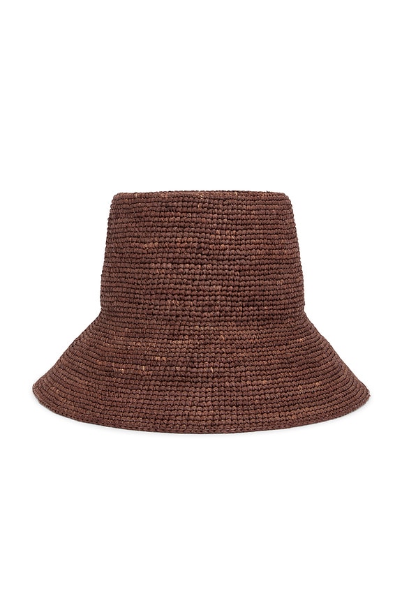 Janessa Leone Felix Bucket Hat in Black | FWRD