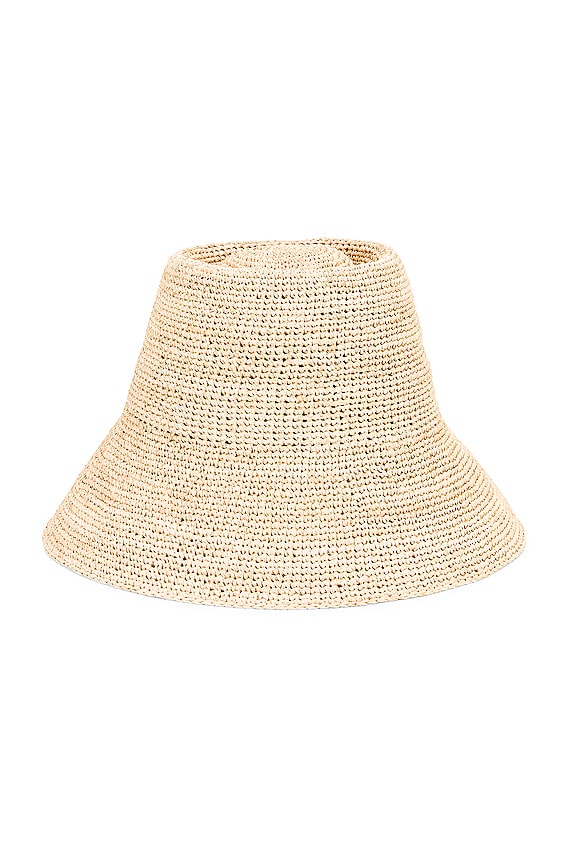 Janessa Leone Leni Hat in Black | FWRD display picture 3