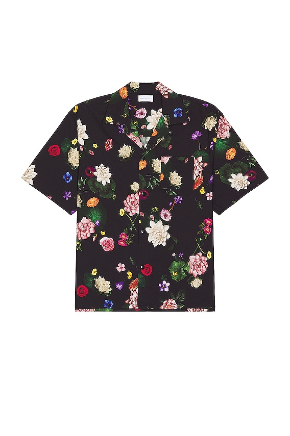 Visvim Crosby Short Sleeve Hikaku Shirt in Black | FWRD