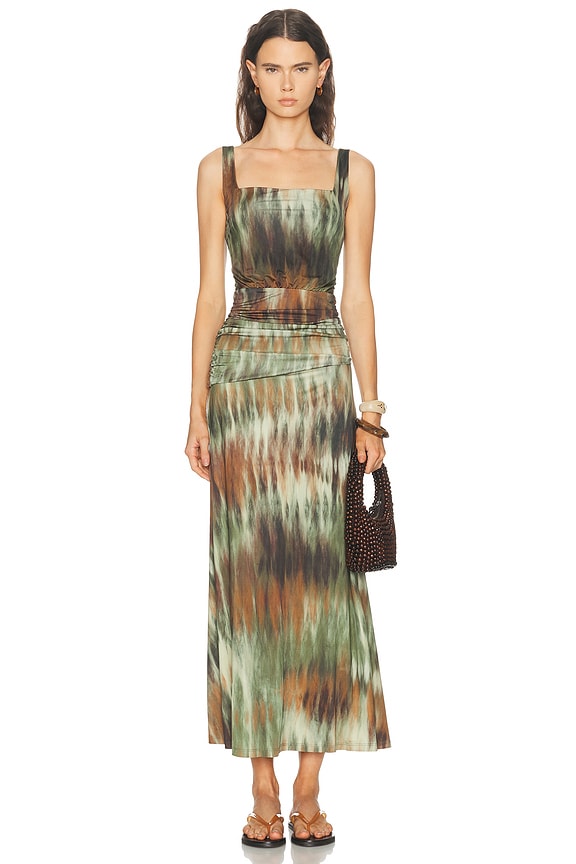 Louisa Ballou Sea Breeze Dress in Checkmate | FWRD