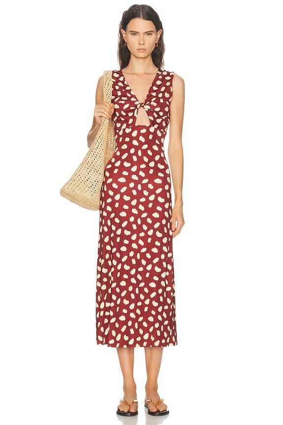 slim fit dress slacks Vera Dress Splash of Grenadine / Xs main image 0