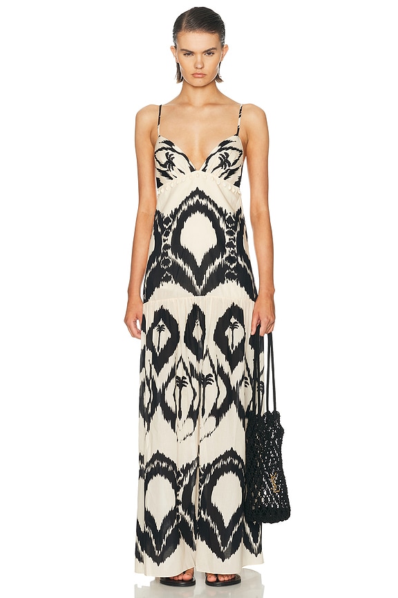 chevron black and white dress SIMKHAI Stripe Silk in & mod a line dress DIVA Size:41 EU Made from exceptionally soft