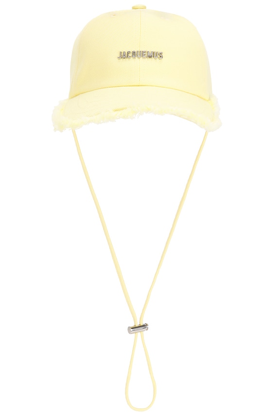 Nicholas Daley Hand Crochet Bucket Hat in Sienna, Mustard
