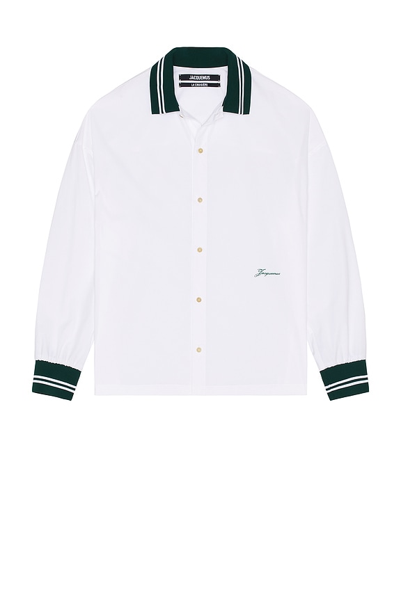 VETEMENTS x Comme Des Garcons SHIRT Shirt in Blue & Brown in Blue