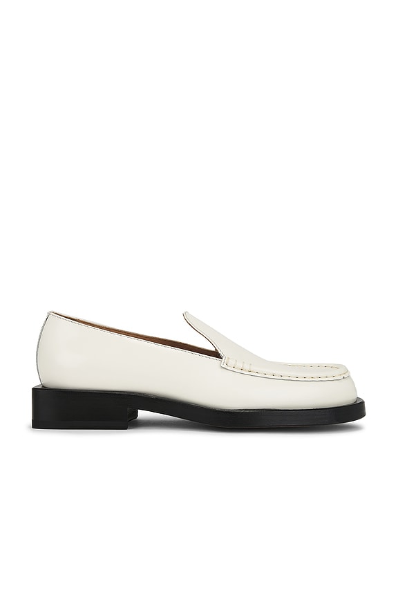 Saint Laurent Twenty 15 YSL Loafer in Pearl | FWRD