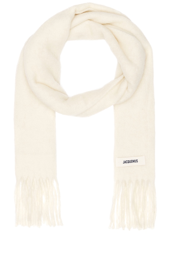 Lemaire Maxi Fluffy Scarf in Hazelnut Brown | FWRD