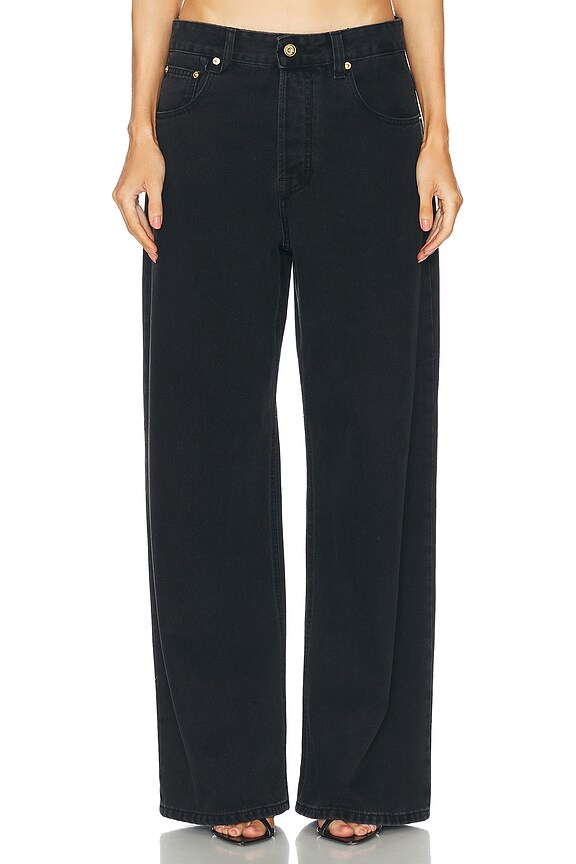 Acne Studios 1981 Vintage Wide Leg in Black | FWRD Acne Studios 1981 Vintage Wide Leg in Black | FWRD