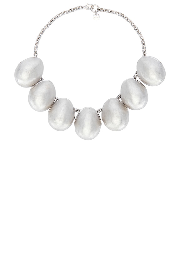 givenchy G LINK PEARLS NECK ネックレス　現行　美品 Givenchy G Link Lock Medium Necklace in Silver Grey | FWRD