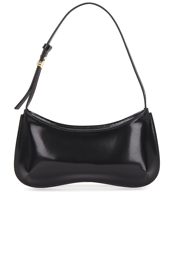 FWRD Renew Saint Laurent Small Suzanne Shoulder Bag in Nero | FWRD
