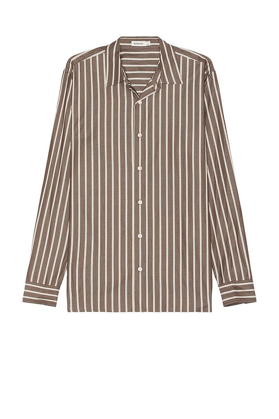 the row beto shirt ザロウ シャツ ブラウン XL 美品 茶色 the row beto shirt ザロウ シャツ ブラウン XL 美品 茶色 メンズ