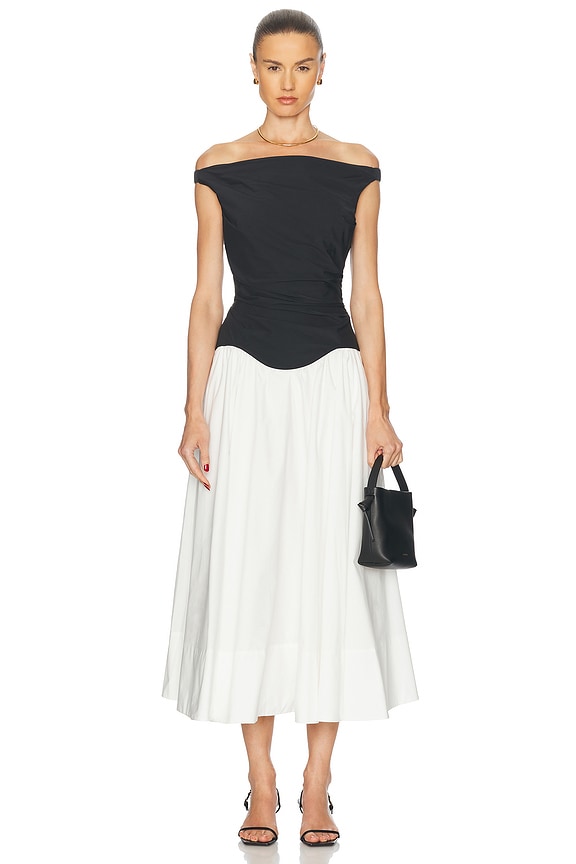 The Row Anitas Dress in Off White | FWRD