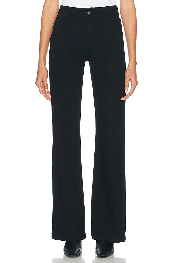 Saint Laurent Wool Pant in Nero | FWRD