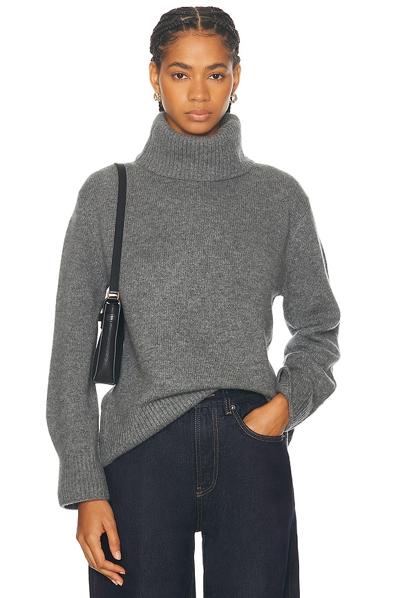 L'Academie by Marianna Sonora Sweater in Dark Heather Grey