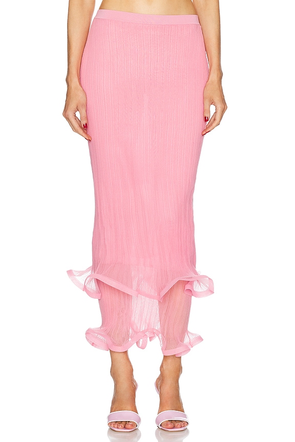 Shani Shemer Christine Skirt in Candy Pink | FWRD