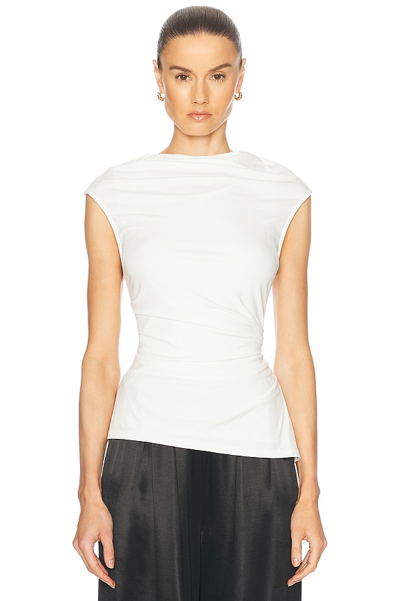 Helsa Celestine Top in Cream | FWRD