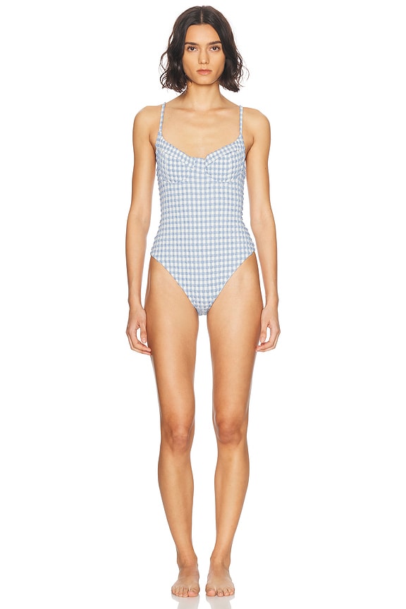 VERSACE Barocco Goddess One Piece Swimsuit in Dark Orchid VERSACE Barocco Goddess One Piece Swimsuit in Dark Orchid