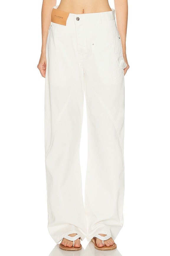 JACQUEMUS Le De-nimes Ovalo in Off White | FWRD