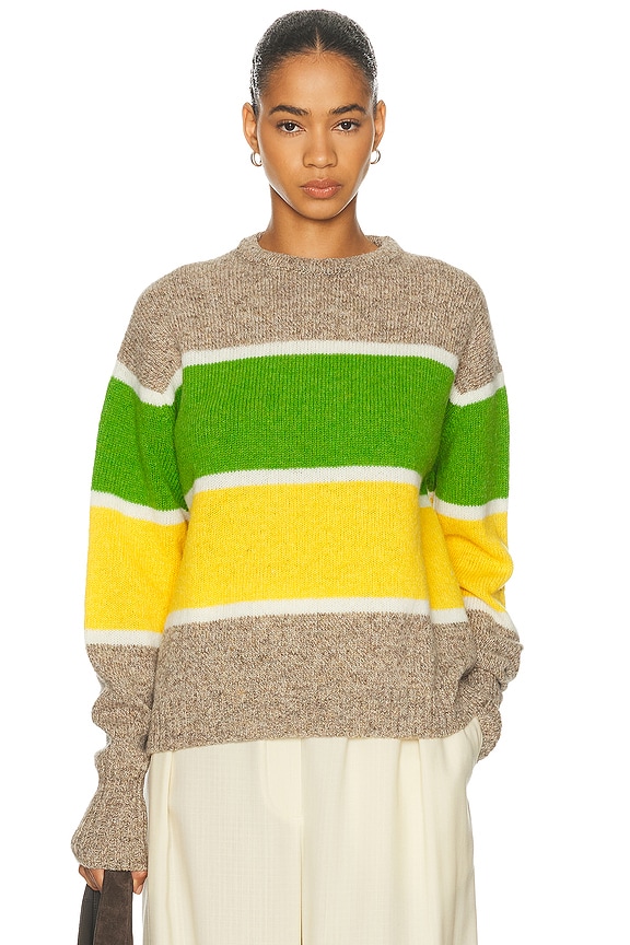 BODE Pony Silhouette Crewneck Sweater in Yellow | FWRD