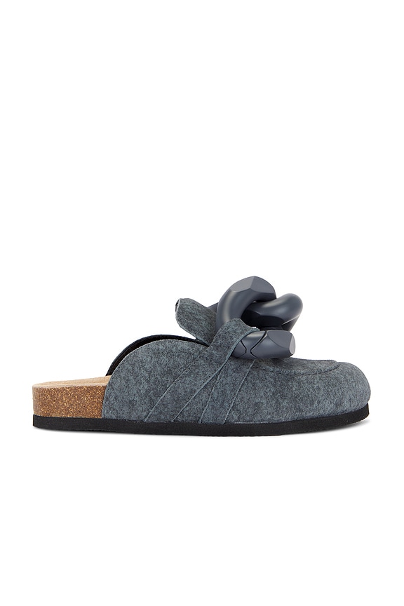 Rick Owens x Birkenstock Cow Hair Arizona Sandals in Grey | FWRD