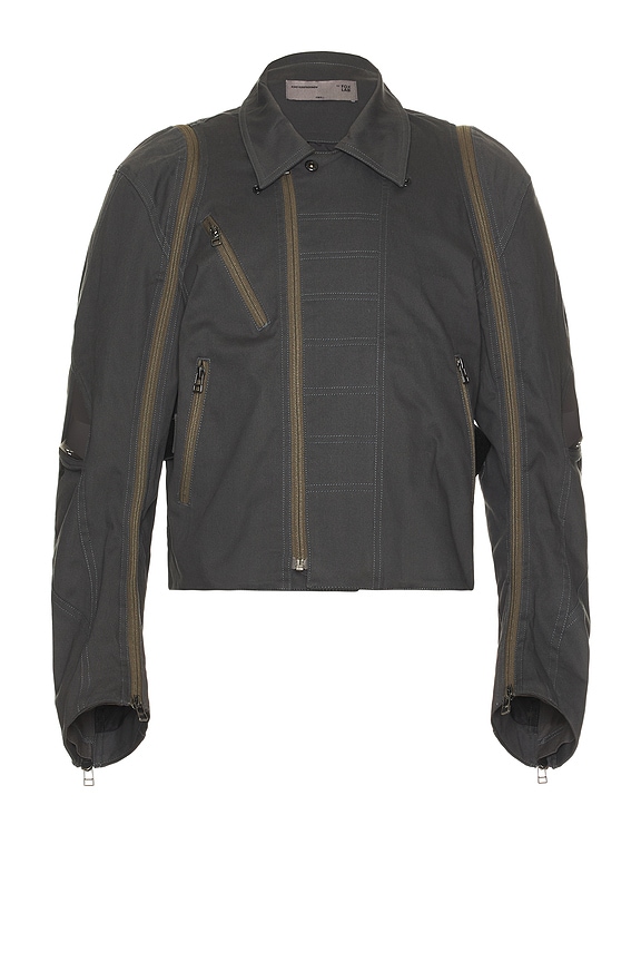 Andersson Bell Unisex Double Layer Mesh Bomber in Black | FWRD