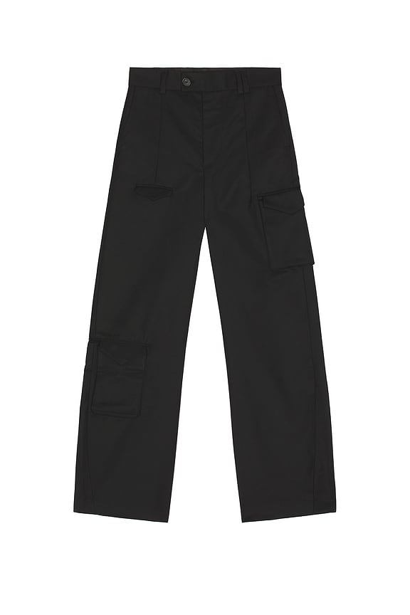 COMME des GARCONS HOMME Zipper Cargo Pants in Black | FWRD