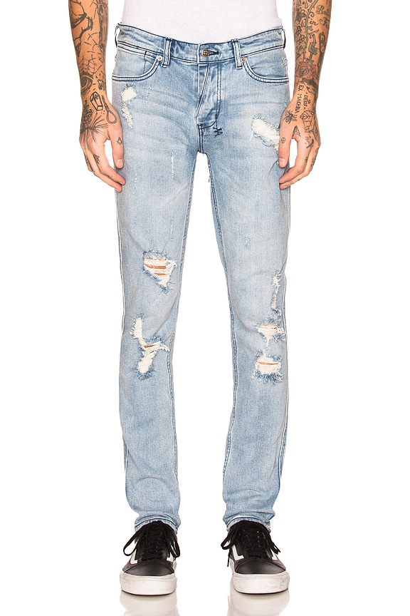 Fear of God Selvedge Denim Holy Water Jeans in Indigo | FWRD