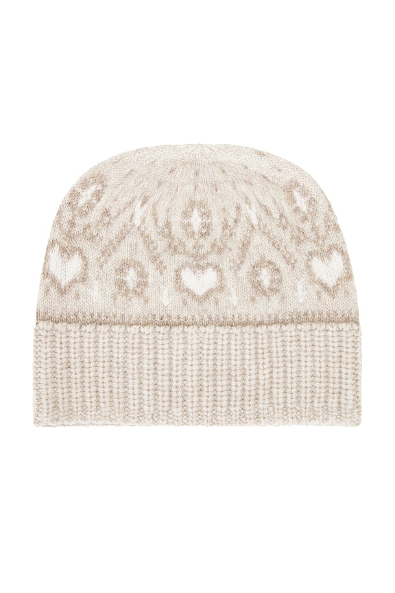 Moncler Genius X Willow Smith Wool Beanie in Cream | FWRD