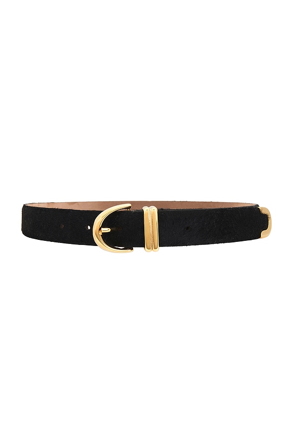 Valentino Garavani V Logo Signature Belt in Light Ivory | FWRD