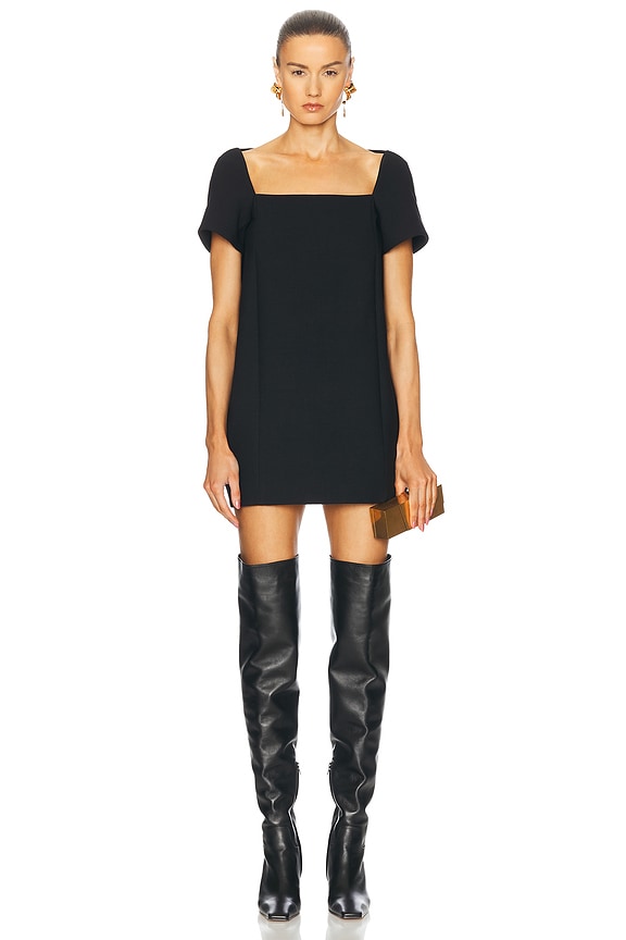 Alexander Wang Cowl Neck Mini Dress in Black | FWRD
