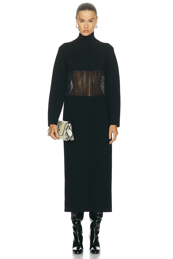 Polo Ralph Lauren Long Sleeve Dress in Polo Black | FWRD