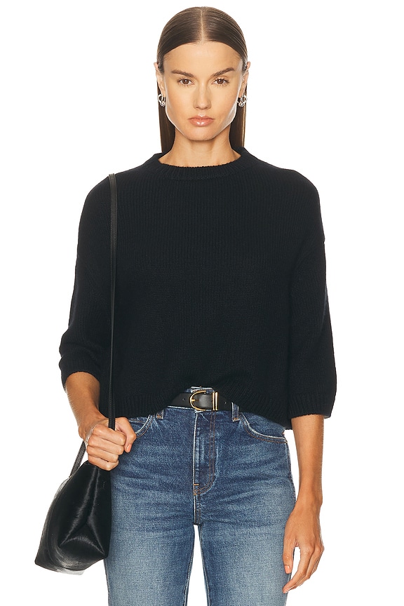 Bottega Veneta Rib Sweater in Black | FWRD