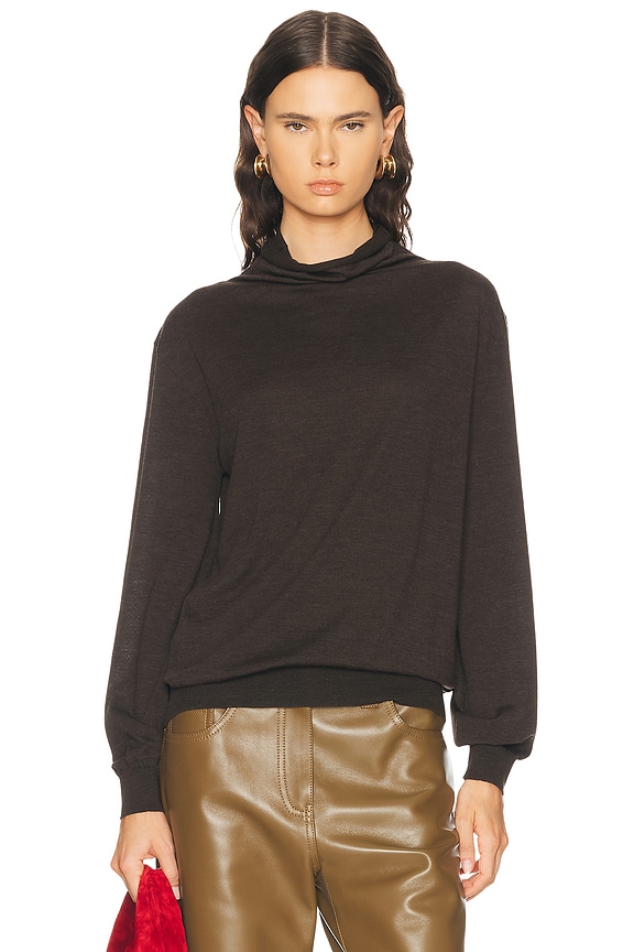 The Row Deja Top in Graphite Melange | FWRD