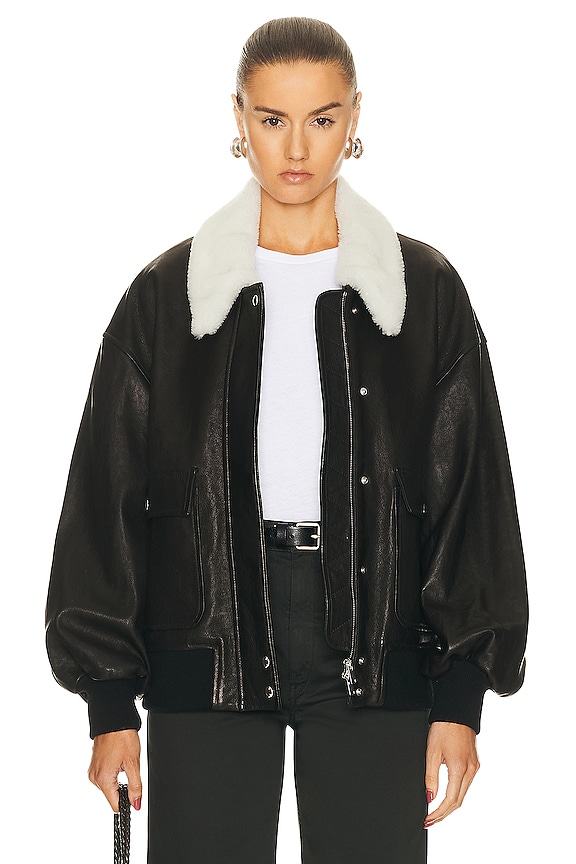 KHAITE Farris Jacket in Black | FWRD