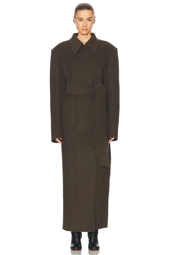 Isabel Marant Lila Coat in Grey | FWRD 