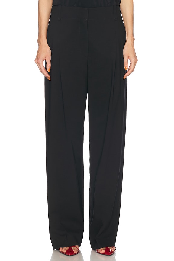 Acne Studios Leg Zip Pant in Charcoal Grey | FWRD