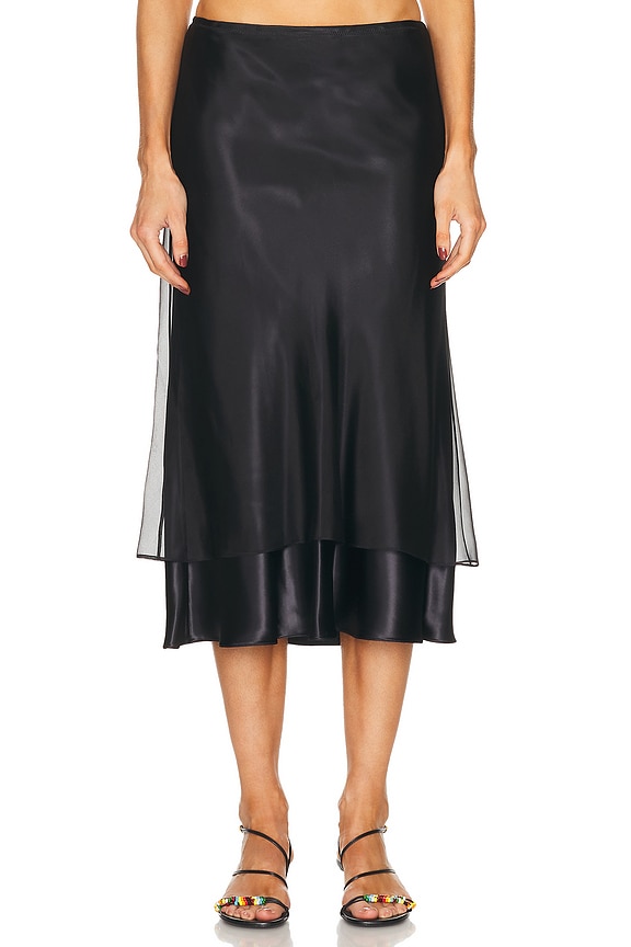 THE ROW IRENE スカート The Row Irene Skirt in Black | FWRD