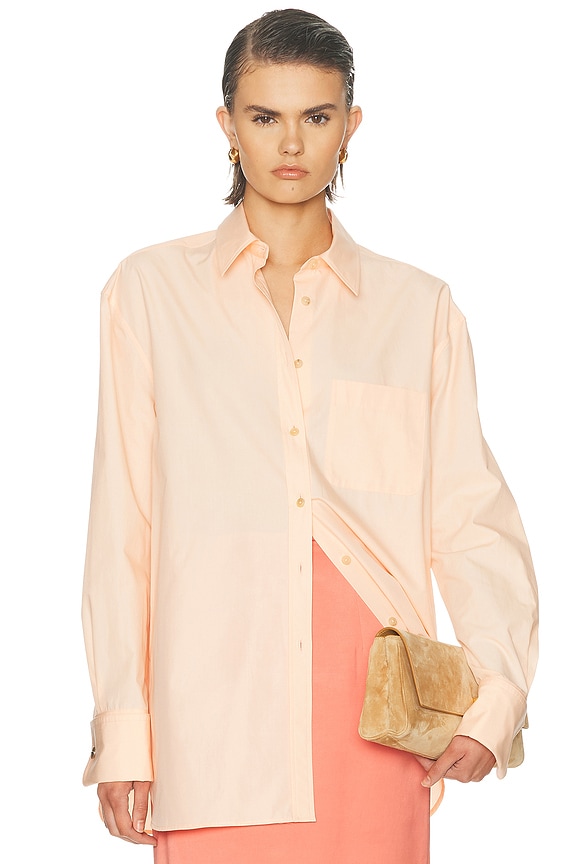 KHAITE Yatty Top in Soft Pink | FWRD