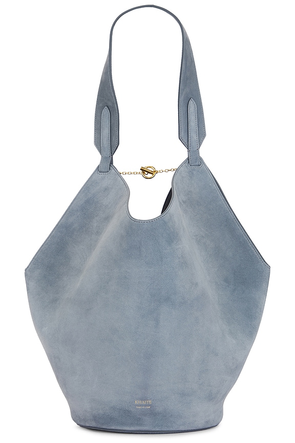 TOM FORD Denim TF Small Tote Bag in Washed Blue & Black | FWRD