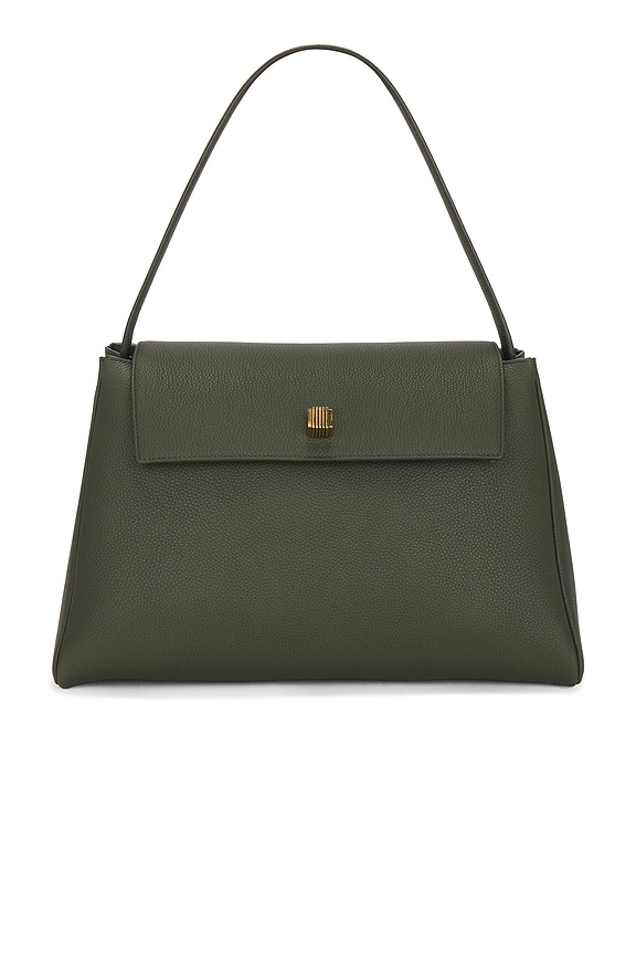 The Row Large Leo Bag in Black in Black SHG | FWRD